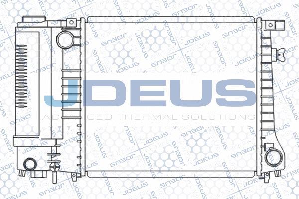 Jdeus M-005059A - Радиатор, охлаждение двигателя autodnr.net