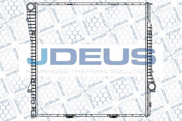 Jdeus M-0050720 - Радіатор, охолодження двигуна autocars.com.ua