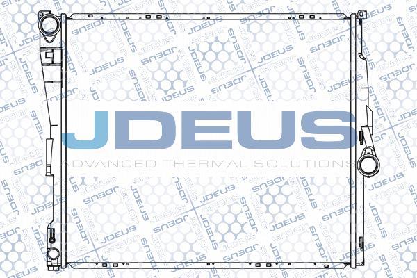 Jdeus M-0050750 - Радіатор, охолодження двигуна autocars.com.ua