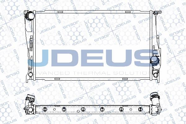 Jdeus M-0050840 - Радіатор, охолодження двигуна autocars.com.ua