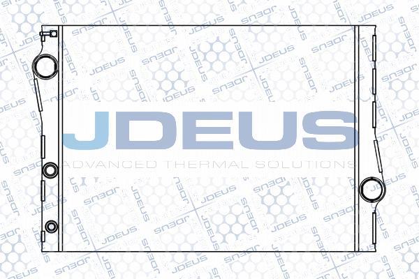 Jdeus M-0050860 - Радіатор, охолодження двигуна autocars.com.ua