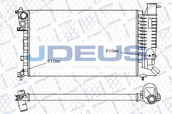 Jdeus M-007044A - Радиатор, охлаждение двигателя autodnr.net