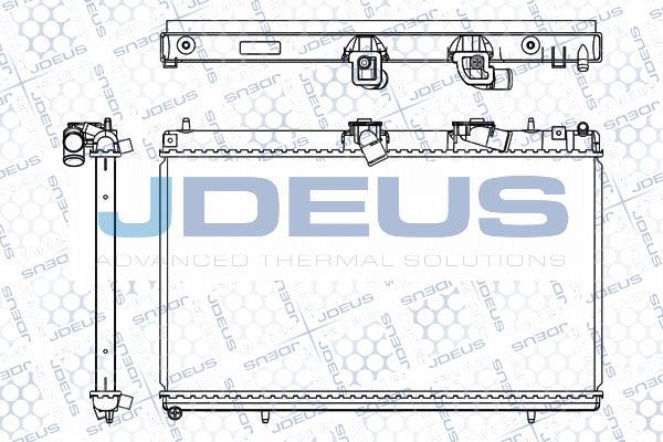 Jdeus M-0070450 - Радіатор, охолодження двигуна autocars.com.ua