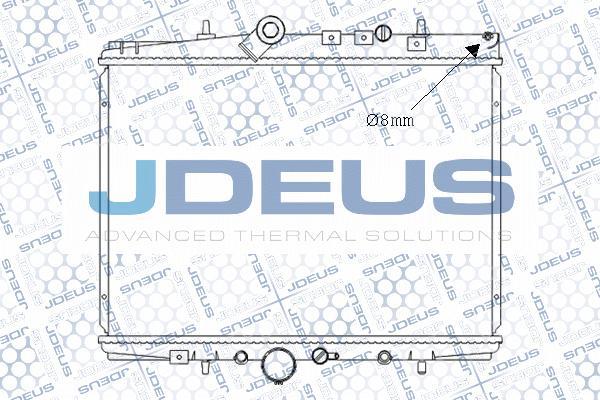 Jdeus M-0070470 - Радіатор, охолодження двигуна autocars.com.ua