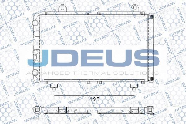 Jdeus M-0110101 - Радіатор, охолодження двигуна autocars.com.ua