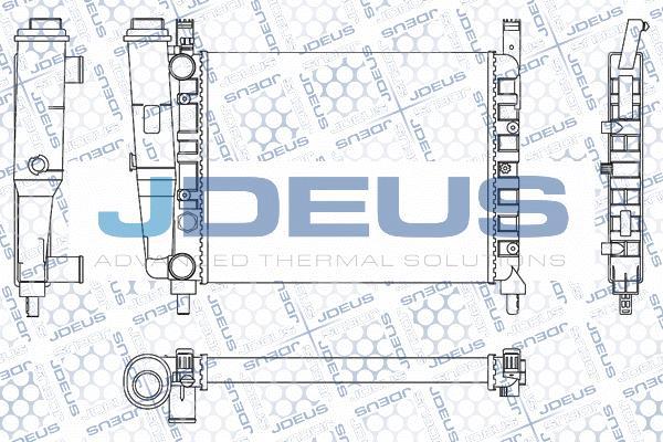 Jdeus M-0110400 - Радіатор, охолодження двигуна autocars.com.ua