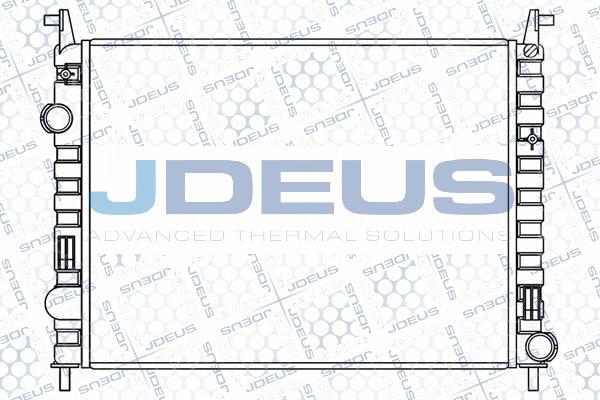 Jdeus M-0110650 - Радіатор, охолодження двигуна autocars.com.ua