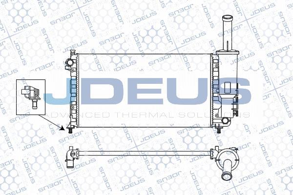 Jdeus M-011066A - Радиатор, охлаждение двигателя autodnr.net