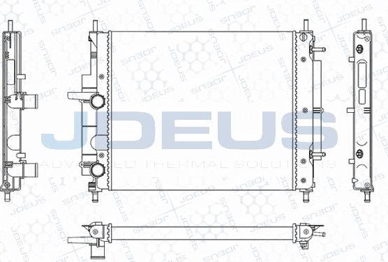 Jdeus M-0110790 - Радиатор, охлаждение двигателя autodnr.net