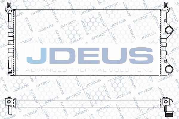 Jdeus M-0110931 - Радіатор, охолодження двигуна autocars.com.ua