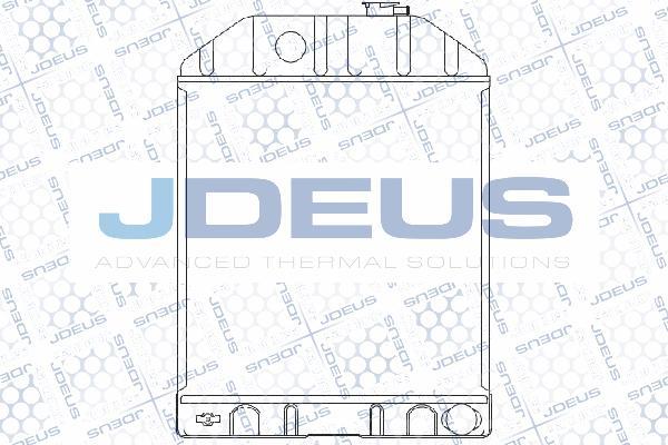 Jdeus M-0120130 - Радіатор, охолодження двигуна autocars.com.ua