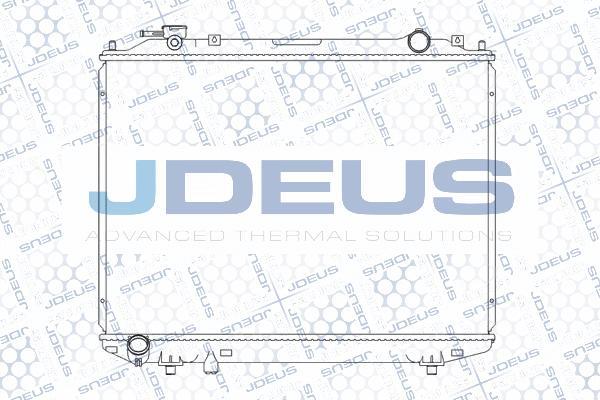 Jdeus M-0120190 - Радіатор, охолодження двигуна autocars.com.ua