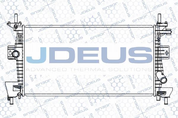 Jdeus M-0120380 - Радіатор, охолодження двигуна autocars.com.ua