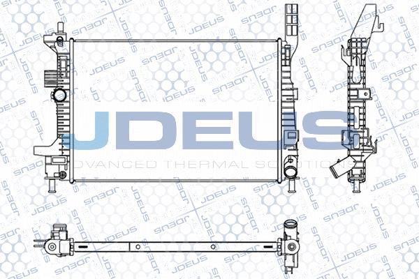 Jdeus M-0120390 - Радіатор, охолодження двигуна autocars.com.ua