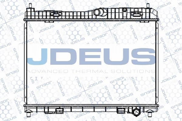 Jdeus M-0120440 - Радіатор, охолодження двигуна autocars.com.ua