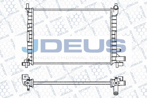 Jdeus M-0120460 - Радіатор, охолодження двигуна autocars.com.ua