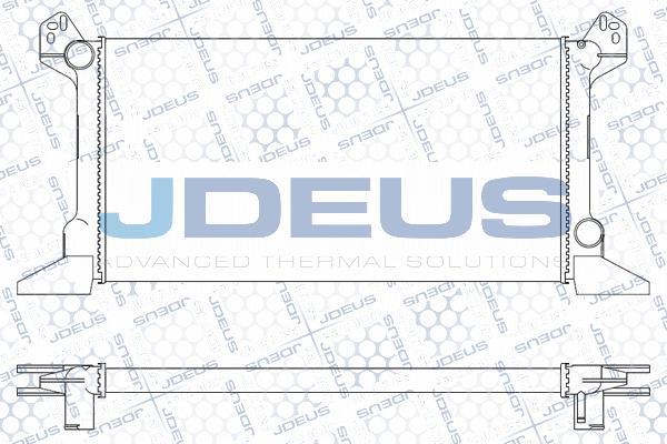 Jdeus M-0120810 - Радіатор, охолодження двигуна autocars.com.ua