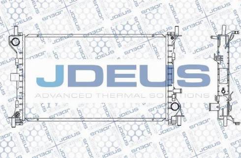 Jdeus M-012089A - Радіатор, охолодження двигуна autocars.com.ua