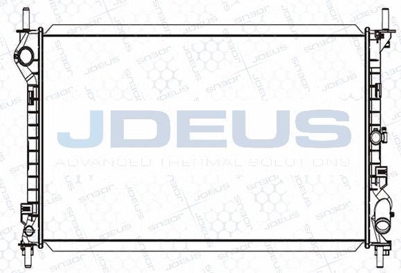 Jdeus M-0121210 - Радиатор, охлаждение двигателя autodnr.net