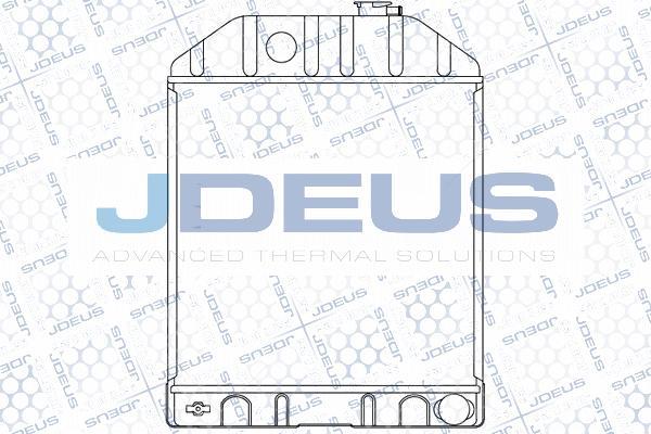 Jdeus M-0121260 - Радіатор, охолодження двигуна autocars.com.ua