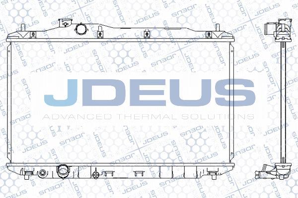 Jdeus M-0130090 - Радиатор, охлаждение двигателя autodnr.net