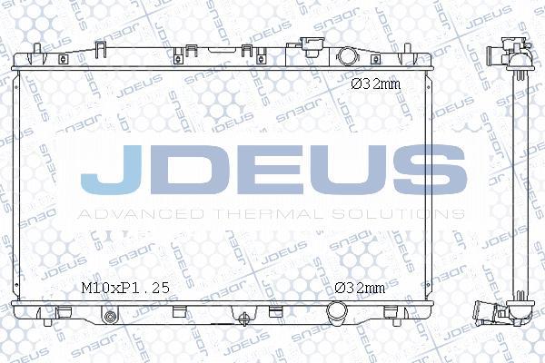 Jdeus M-0130120 - Радіатор, охолодження двигуна autocars.com.ua