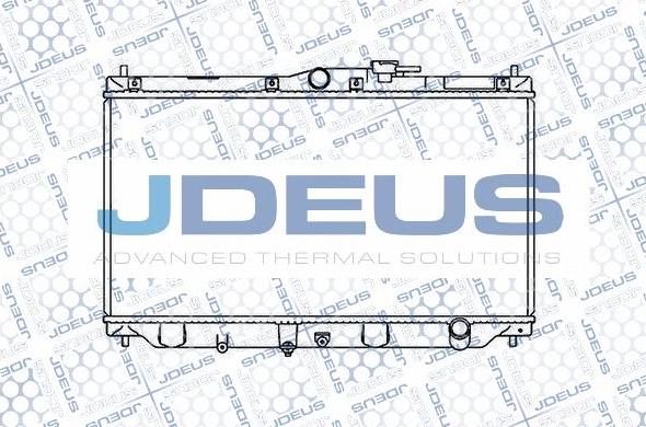 Jdeus M-0130190 - Радіатор, охолодження двигуна autocars.com.ua