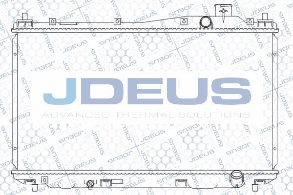 Jdeus M-0130240 - Радіатор, охолодження двигуна autocars.com.ua