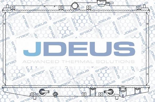 Jdeus M-0130520 - Радіатор, охолодження двигуна autocars.com.ua