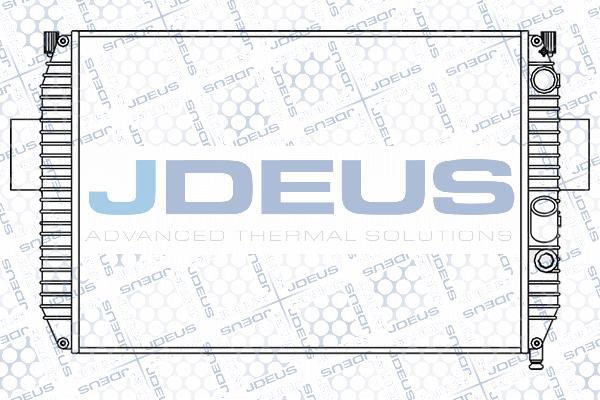 Jdeus M-0140180 - Радіатор, охолодження двигуна autocars.com.ua