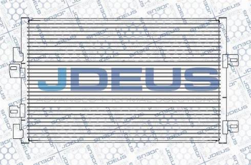 Jdeus M-0140220 - Радіатор, охолодження двигуна autocars.com.ua