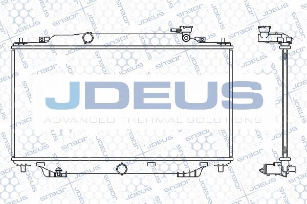 Jdeus M-0160060 - Радіатор, охолодження двигуна autocars.com.ua