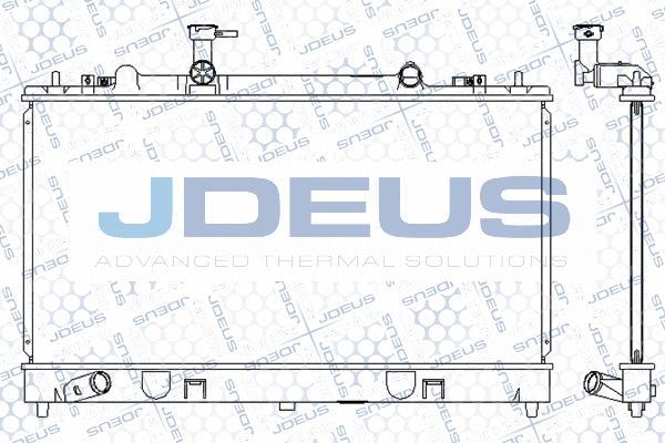 Jdeus M-0160290 - Радиатор, охлаждение двигателя autodnr.net