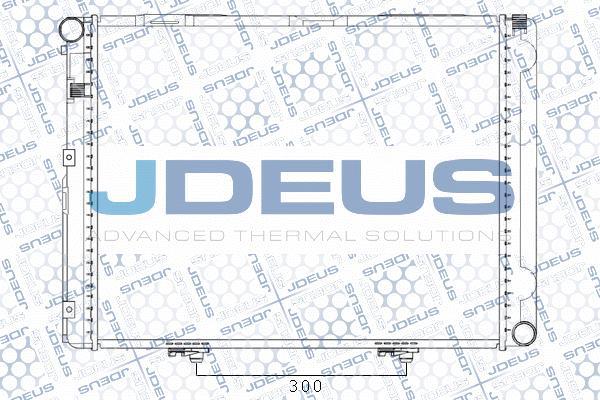 Jdeus M-0170210 - Радіатор, охолодження двигуна autocars.com.ua