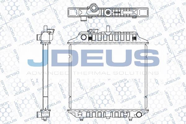 Jdeus M-0170511 - Радиатор, охлаждение двигателя autodnr.net