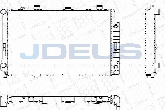 Jdeus M-0170670 - Радіатор, охолодження двигуна autocars.com.ua