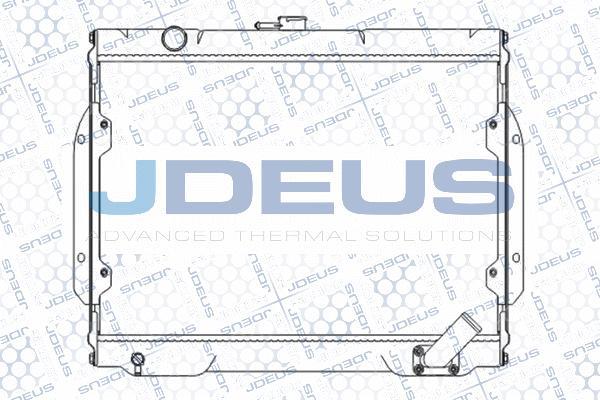 Jdeus M-018006A - Радіатор, охолодження двигуна autocars.com.ua