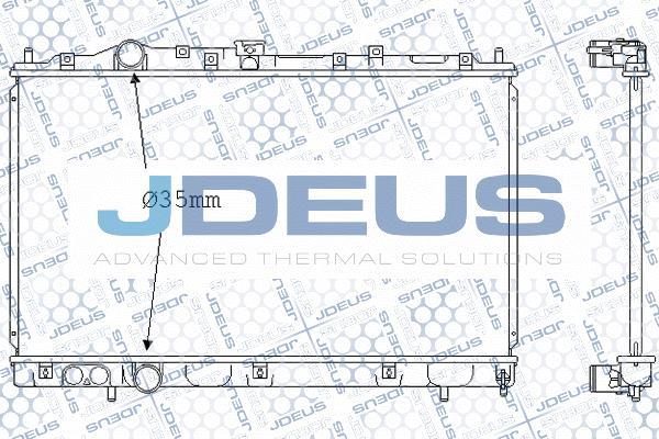 Jdeus M-0180190 - Радіатор, охолодження двигуна autocars.com.ua