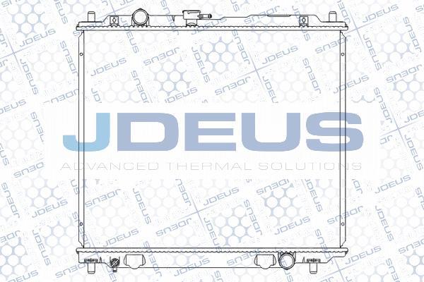 Jdeus M-0180260 - Радіатор, охолодження двигуна autocars.com.ua