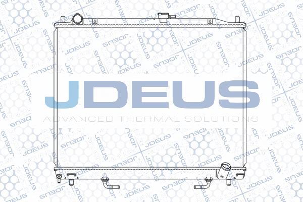 Jdeus M-0180420 - Радіатор, охолодження двигуна autocars.com.ua