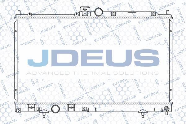 Jdeus M-018052A - Радіатор, охолодження двигуна autocars.com.ua