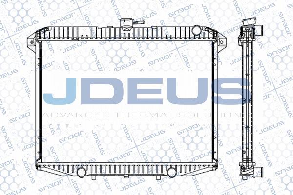 Jdeus M-0190150 - Радіатор, охолодження двигуна autocars.com.ua