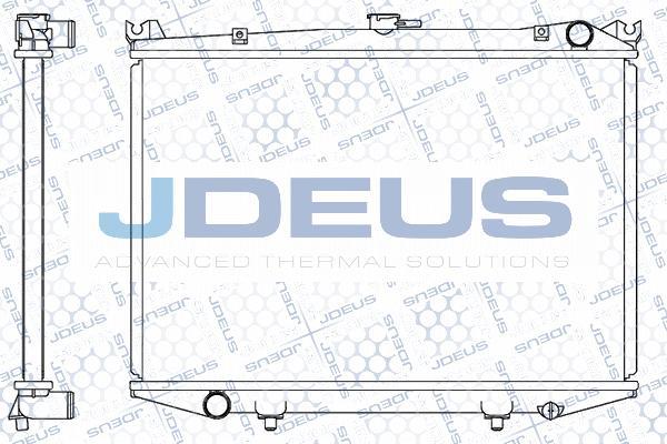 Jdeus M-0190160 - Радіатор, охолодження двигуна autocars.com.ua