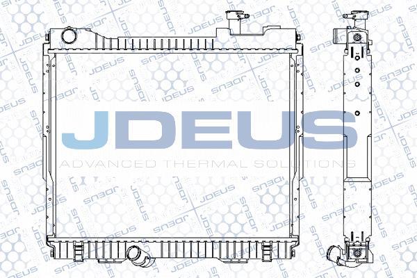 Jdeus M-0190400 - Радіатор, охолодження двигуна autocars.com.ua