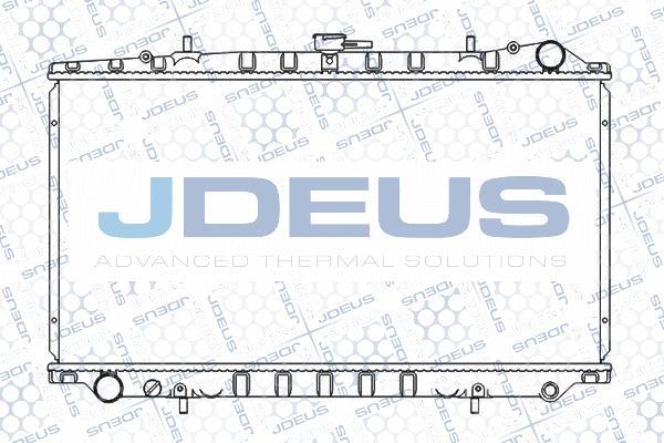 Jdeus M-0190410 - Радіатор, охолодження двигуна autocars.com.ua