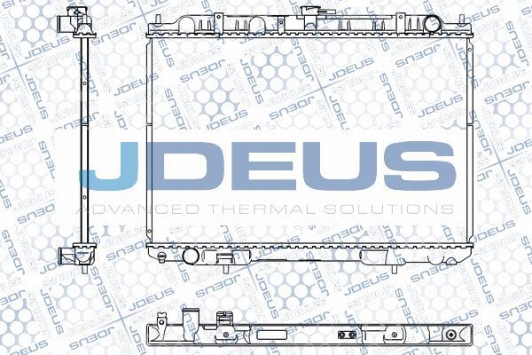 Jdeus M-0190840 - Радіатор, охолодження двигуна autocars.com.ua