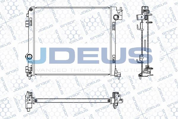 Jdeus M-0190870 - Радіатор, охолодження двигуна autocars.com.ua