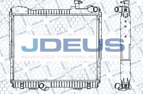 Jdeus M-0190900 - Радіатор, охолодження двигуна autocars.com.ua
