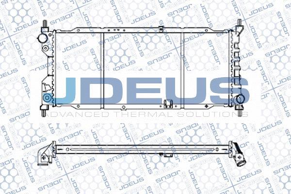 Jdeus M-0200531 - Радіатор, охолодження двигуна autocars.com.ua