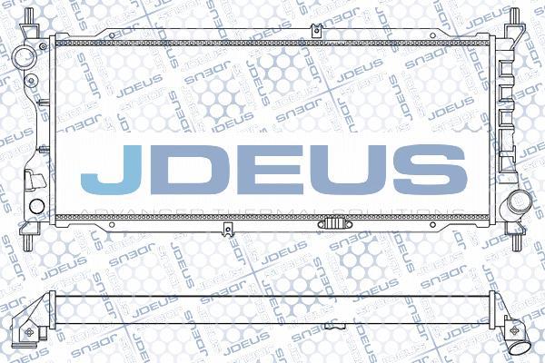 Jdeus M-020053A - Радіатор, охолодження двигуна autocars.com.ua